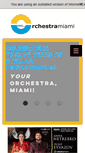 Mobile Screenshot of orchestramiami.org